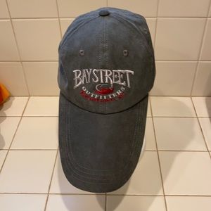 Bay Street Omperial baseball style hat in good condition, distressed